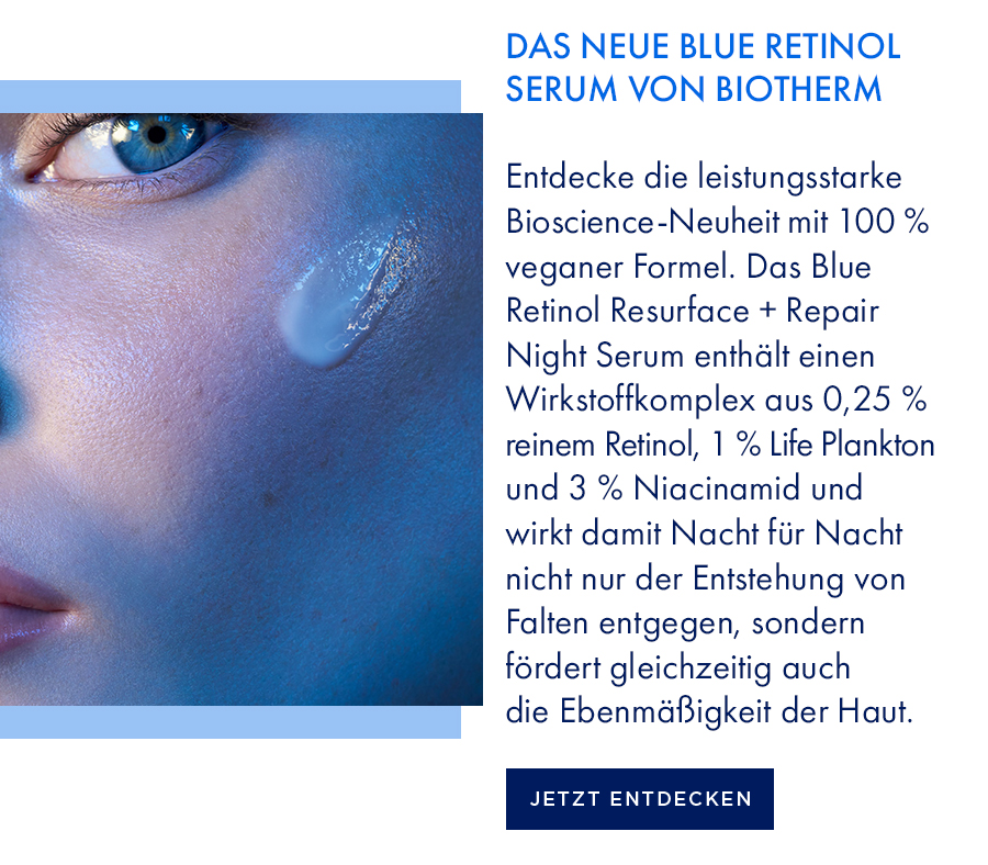 Das neue Blue Retinol Serum von Biotherm