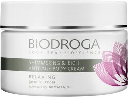 Biodroga Body Relaxing Shimmering & Anti-Age Body Cream 200 ml