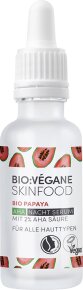 Bio:Végane Skinfood Bio Papaya AHA Nacht Serum 30 ml