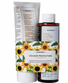 Korres Sunflower & Mountain Tea Haarpflege Set