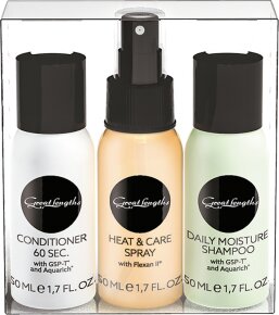 Great Lengths Reiseset mit Shampoo, Conditioner und Care Spray 3 x 50 ml
