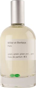 Miller et Bertaux # 3 green green green and ,,, green Eau de Parfum (EdP) 100 ml